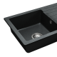 Гранитная кухонная мойка REA DAG BLACK пятнистая