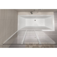 штора для ванни Rea Agat 120x140 скло прозоре (REA-W0301)