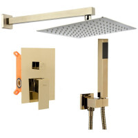 душовий комплект Rea Bento світле золото (REA-P4893)