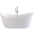 ванна Rea Ferrano 160x80 + сифон + пробка click/clack (REA-W0150)