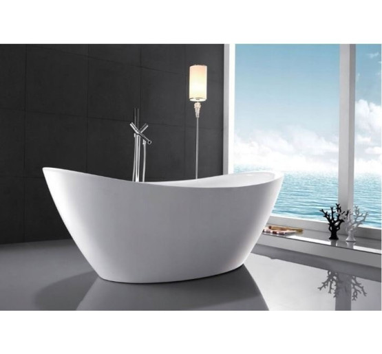 ванна Rea Ferrano 160x80 + сифон + пробка click/clack (REA-W0150)