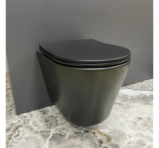 Підвісний унітаз VBI LEVANZO BLACK MATT
