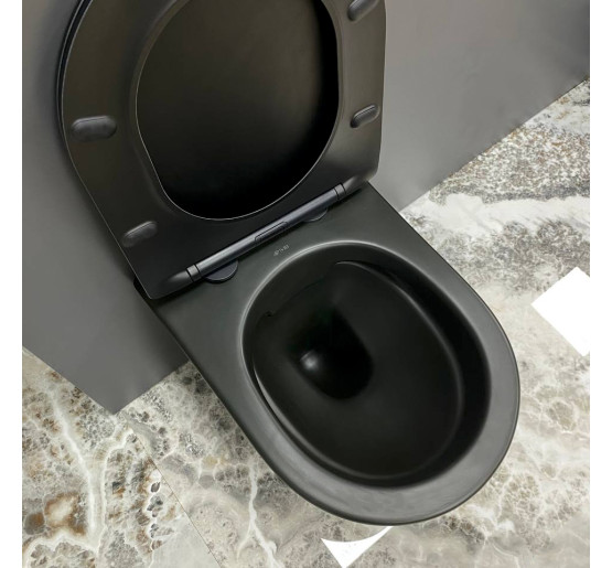 Підвісний унітаз VBI LEVANZO BLACK MATT