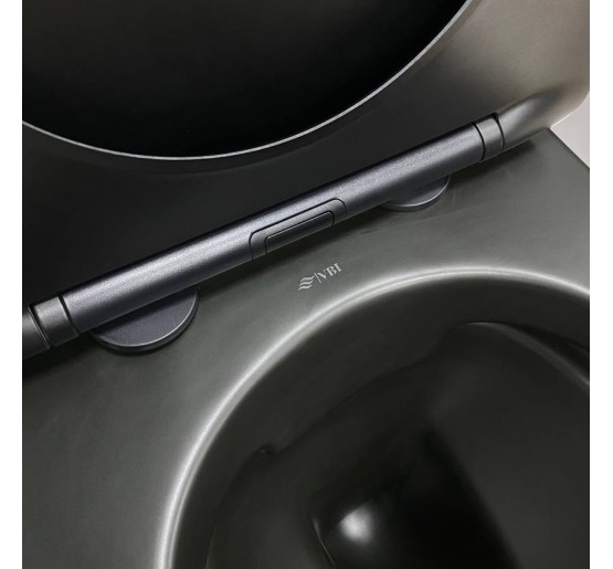 Підвісний унітаз VBI LEVANZO BLACK MATT
