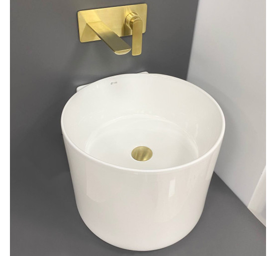 Умивальник (раковина) VBI LEVANTO WHITE накладний підвісний