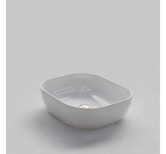 Умивальник (раковина) VBI BERGAMO WHITE накладний