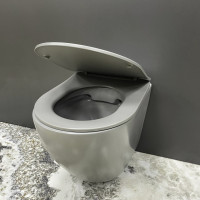 Підвісний унітаз VBI VULCANO LIGHT GREY MATT