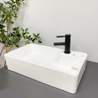 Умивальник (раковина) VBI ALTAMURA M WHITE на пральну машинку