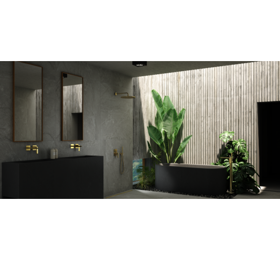 Душевая система KOHLMAN EXPERIENCE 30 GOLD + BOX скрытого монтажа *