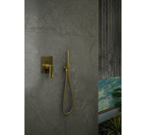 Душевая система KOHLMAN EXPERIENCE 30 GOLD + BOX скрытого монтажа *