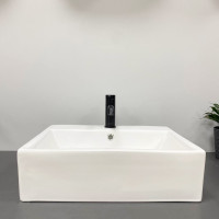 Умивальник (раковина) VBI TERAMO M WHITE накладний підвісний