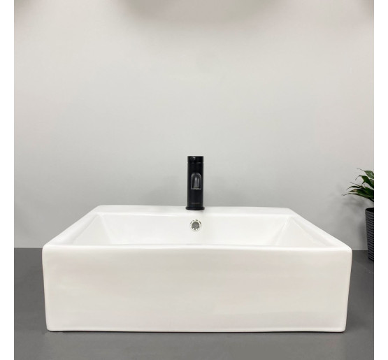 Умывальник (раковина) VBI TERAMO M WHITE накладной подвесной