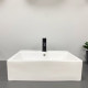 Умывальник (раковина) VBI TERAMO M WHITE накладной подвесной