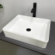 Умивальник (раковина) VBI TRIEST M WHITE накладний