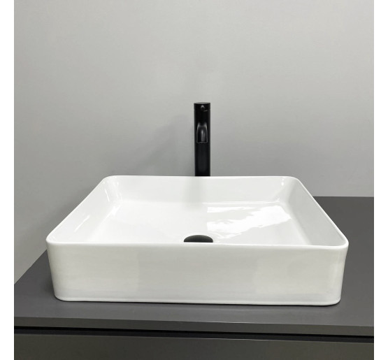 Умивальник (раковина) VBI TRIEST M WHITE накладний