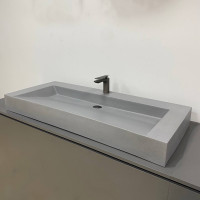 Умивальник (раковина) VBI VIESTE 120 GREY MATT накладний