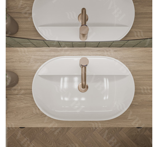 Умивальник (раковина) VBI TERNI WHITE накладний