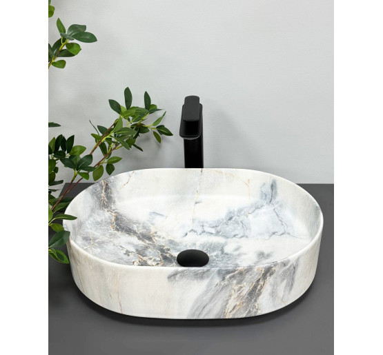 Умывальник (раковина) VBI VERONA 50 GRANIT MATT накладной