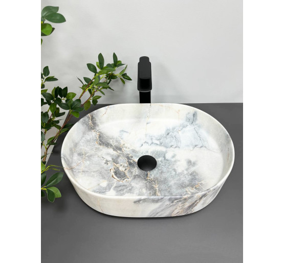 Умывальник (раковина) VBI VERONA 50 GRANIT MATT накладной