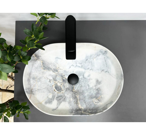 Умывальник (раковина) VBI VERONA 50 GRANIT MATT накладной