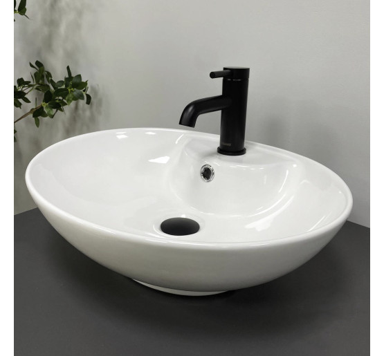 Умивальник (раковина) VBI CAROVILLI S WHITE накладний