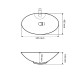 Умивальник (раковина) VBI CAROVILLI S WHITE накладний