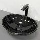 Умывальник (раковина) VBI PARMA BLACK GLOSSY накладной