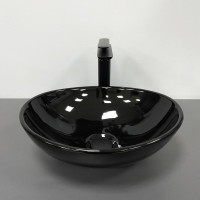 Умивальник (раковина) VBI PARMA BLACK GLOSSY накладний