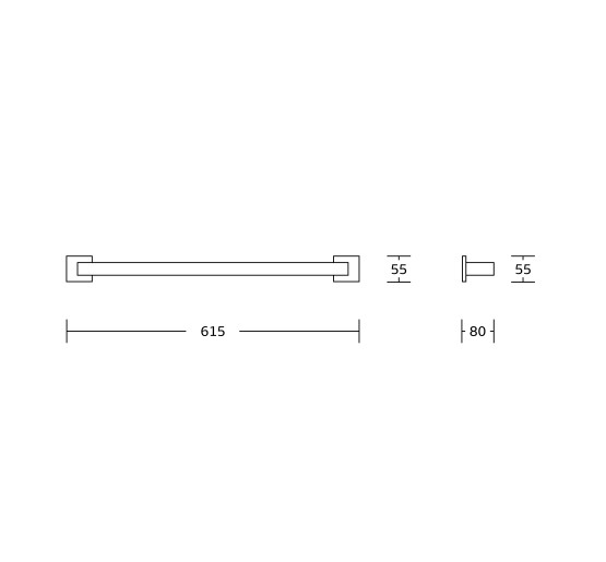 Вішалка для рушників VBI JUPITER BLACK