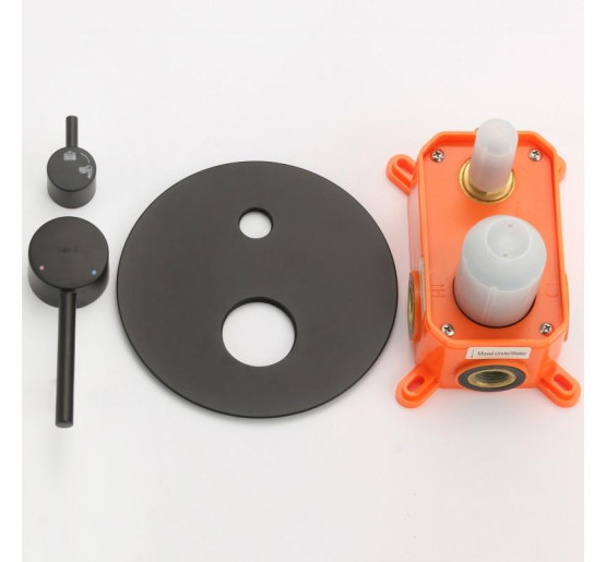 Душова система YOKA STUDIO 30 BLACK + BOX прихованого монтажу *