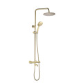 Душовий гарнітур VBI MILANO GOLD з термостатом і виливом
