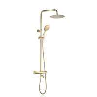 Душовий гарнітур VBI MILANO GOLD з термостатом і виливом