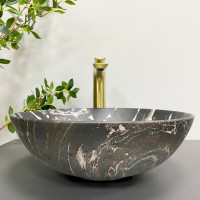 Умивальник (раковина) VBI AMALFI BLACK ONYX MATT накладний