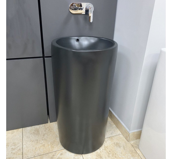 Умивальник (раковина) VBI MATERA BLACK MATT напольний