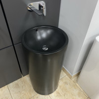 Умивальник (раковина) VBI MATERA BLACK MATT напольний