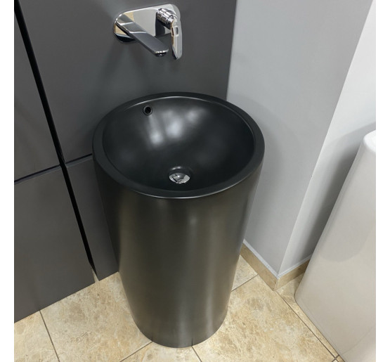 Умивальник (раковина) VBI MATERA BLACK MATT напольний