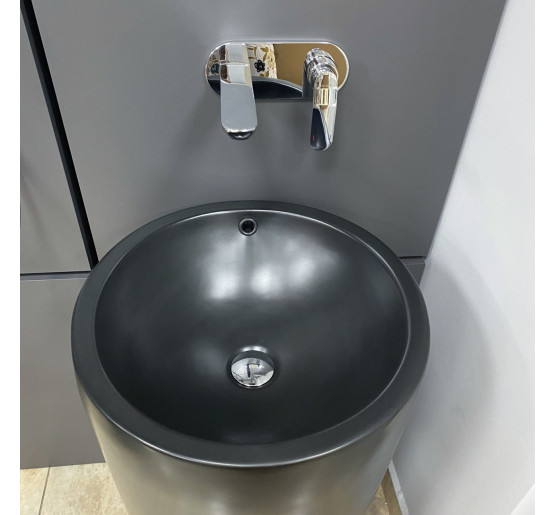 Умивальник (раковина) VBI MATERA BLACK MATT напольний