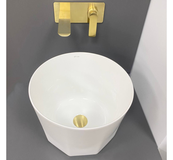 Умывальник (раковина) VBI PRAZZO WHITE накладной