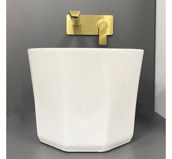 Умывальник (раковина) VBI PRAZZO WHITE накладной