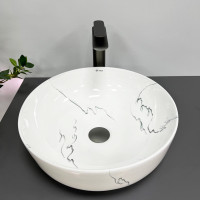 Умивальник (раковина) VBI BARI S MARMO GLOSSY накладний