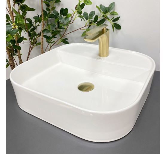 Умивальник (раковина) VBI LESINA 2 WHITE накладний