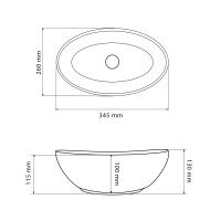 Умывальник (раковина) VBI PARMA S WHITE накладной