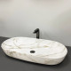 Умивальник (раковина) VBI ANDRIA M AIAX GLOSSY накладний