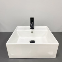 Умивальник (раковина) VBI TERAMO S WHITE накладний підвісний