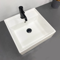 Умивальник (раковина) VBI TERAMO S WHITE накладний підвісний