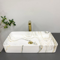 Умивальник (раковина) VBI TRIEST STAINS MATT накладний