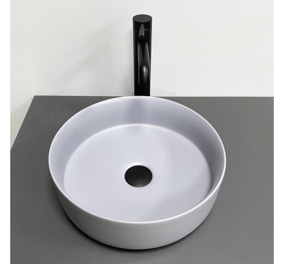 Умывальник (раковина) VBI PRATO LIGHT GREY MATT накладной