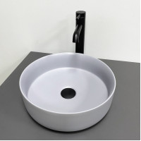 Умивальник (раковина) VBI PRATO LIGHT GREY MATT накладний