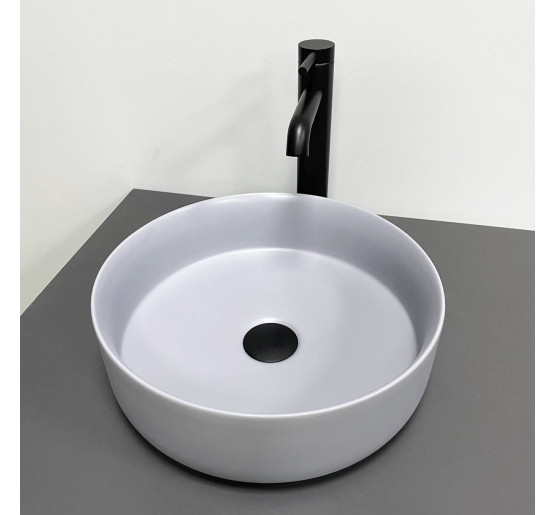 Умывальник (раковина) VBI PRATO LIGHT GREY MATT накладной