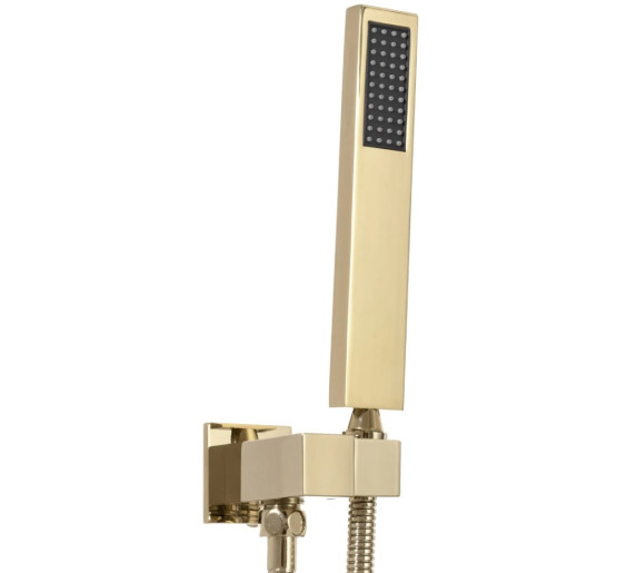 Душова система REA DAVIS GOLD з термостатом + BOX прихованого монтажу